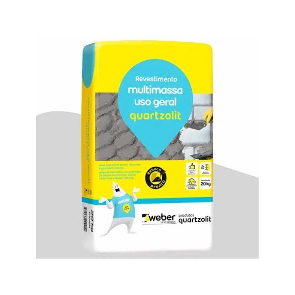 Multimassa Quartzolit Uso Geral 20 Kg