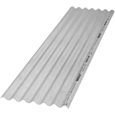 Telha Fibrocimento Fibrotex 4mm 2,44x0,50m Brasilit