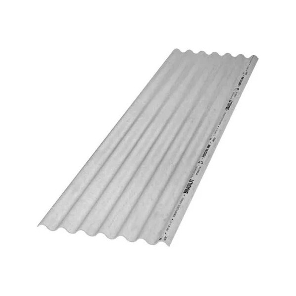 Telha Fibrocimento Fibrotex 4mm 2,44x0,50m Brasilit