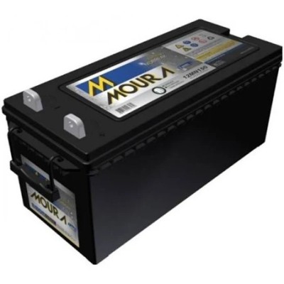 Bateria Estacionaria 150 Nobreak 150ah Energia Solar Moura