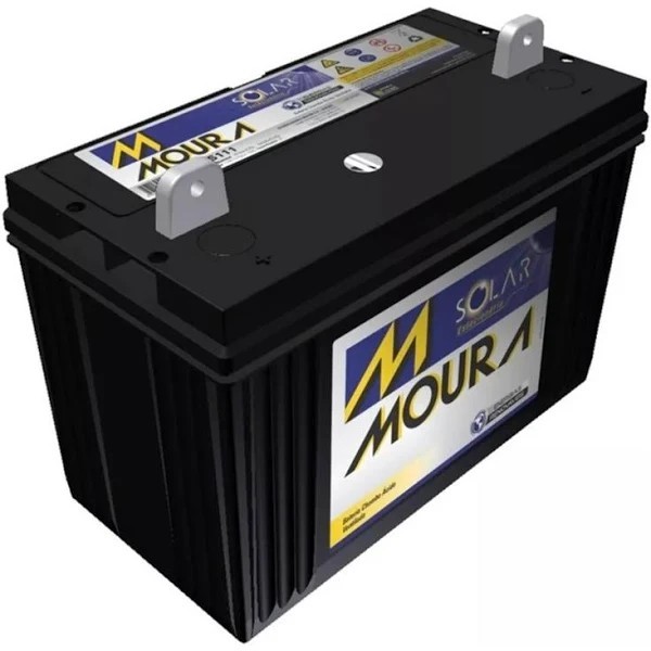 Bateria Solar (ANTIGA 105Ah) 111Ah 12MS111Ah Moura
