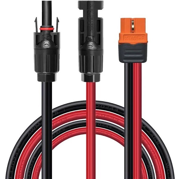 Cabo de carregamento solar conector solar para conector adaptador