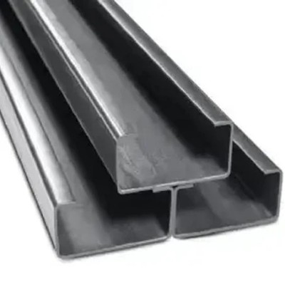 Perfil U Enrijecido Preto 4 40mm Chapa 14 2,00mm 100x40mm 6mt (18,38KG)