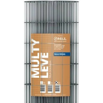 Tela Galvanizada Multy Leve (Fio 1,65mm / Malha 5x10cm) - Rolo 25m